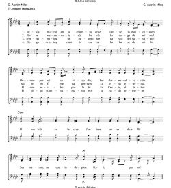 Jesús murió en la cruenta cruz