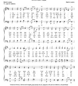 Castillo fuerte es nuestro Dios