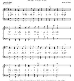 Cuando la trompeta del Señor