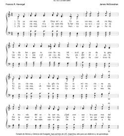 Tu ya vienes oh Dios mío