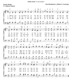 Oíd un son en la alta esfera