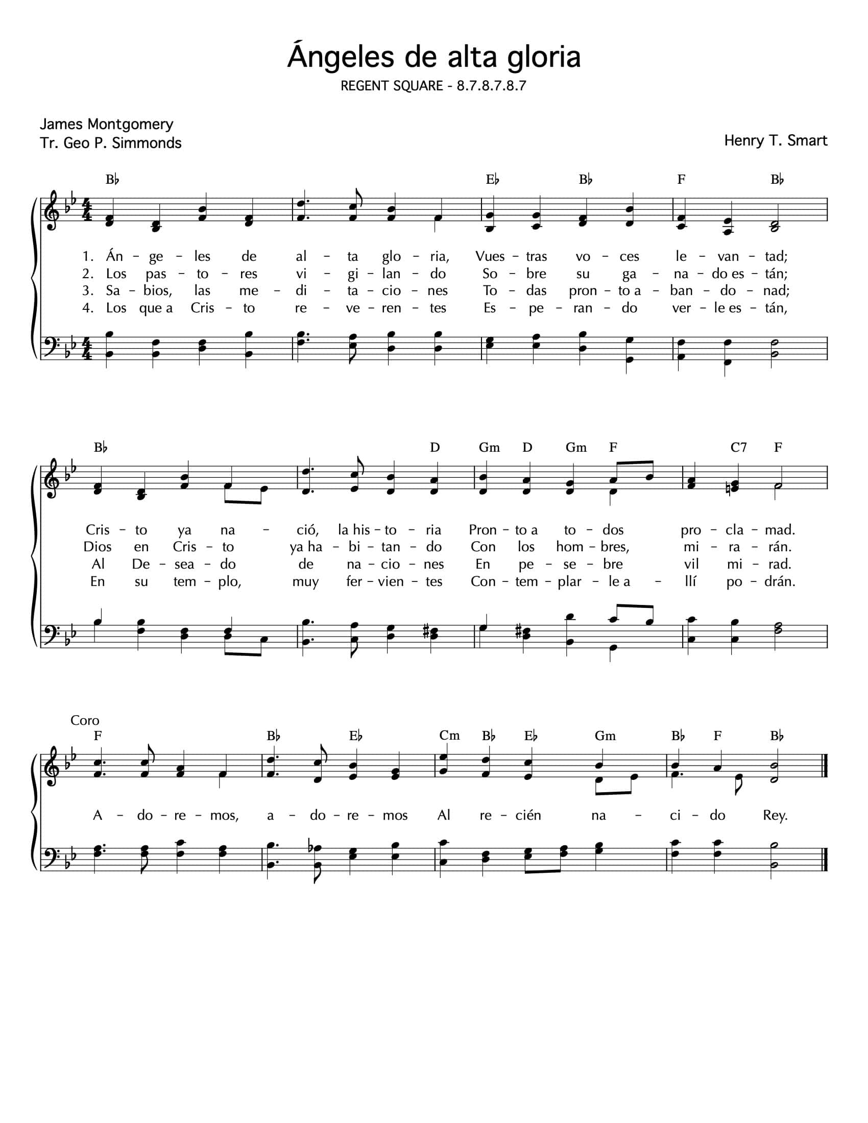 Ángeles de alta gloria